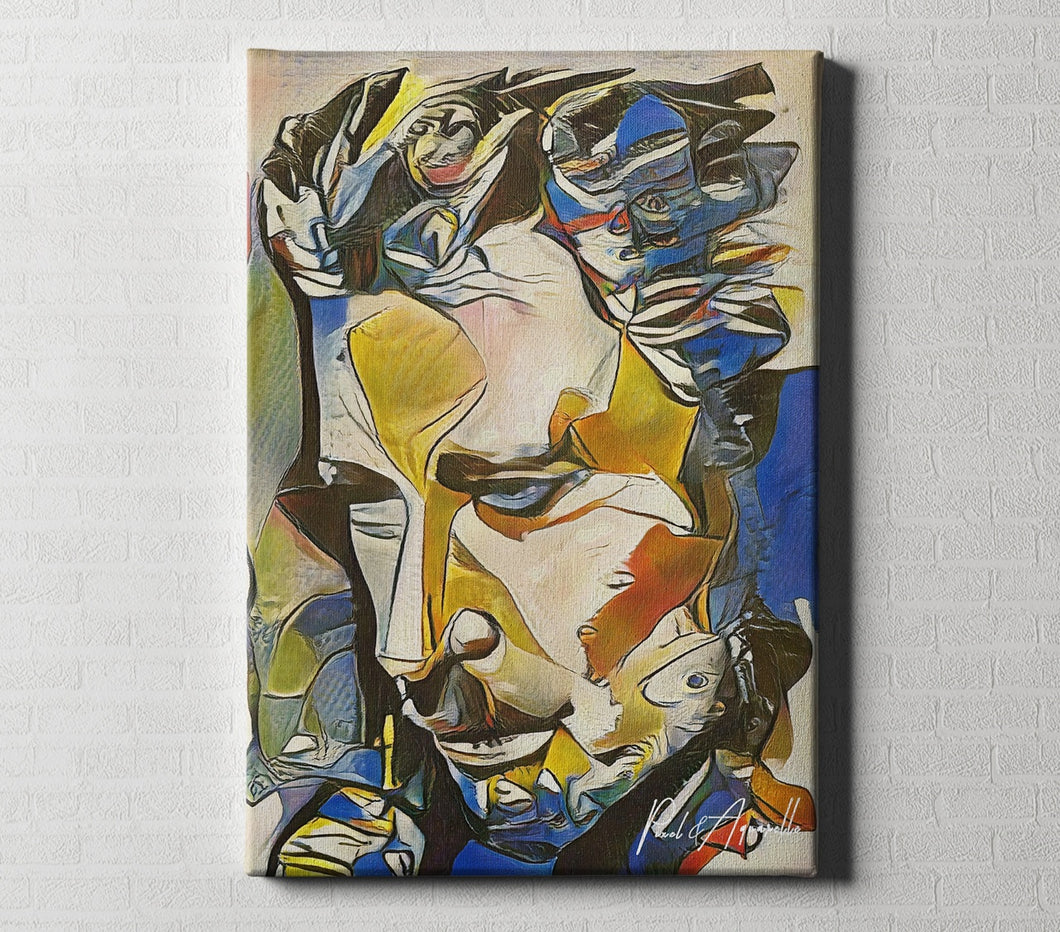 Johnny Hallyday par P&A en Pablo Picasso