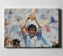 Charger l&#39;image dans la galerie, Diego Maradona par Pixel &amp; Aquarelle
