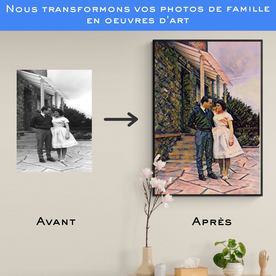 Votre photo en peinture